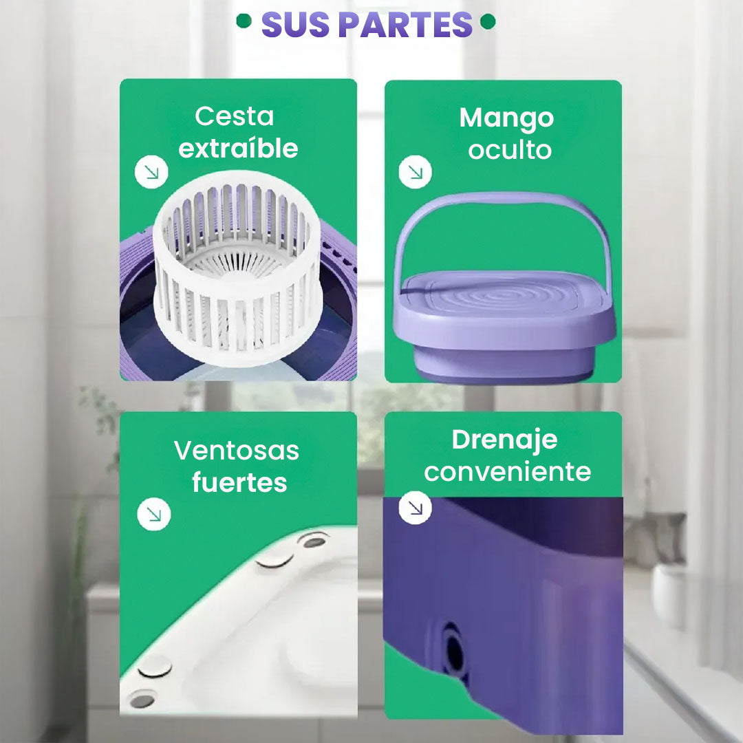 Mini Lavadora 9 Litros