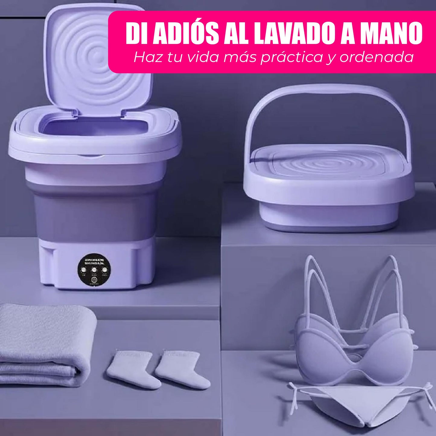 🌟 La lavadora portátil que se adapta a tu vida