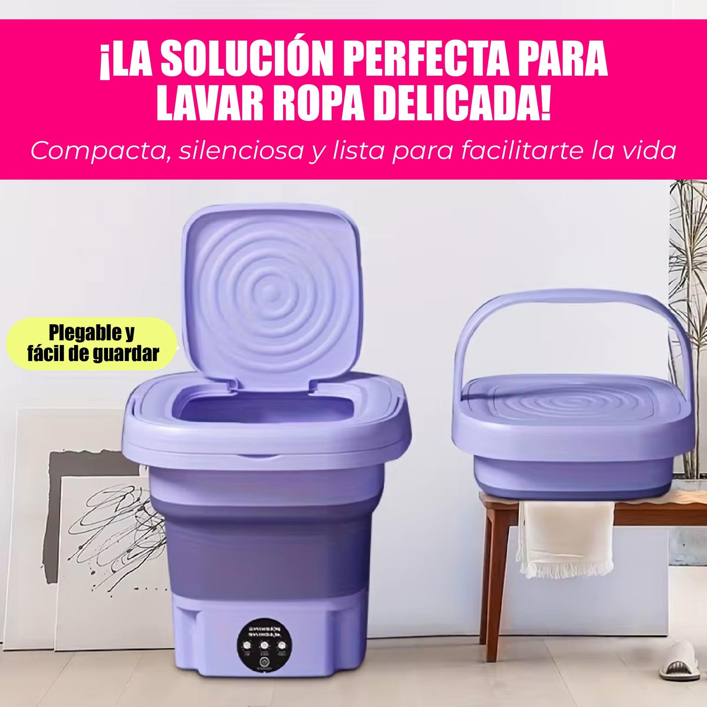 🌟 La lavadora portátil que se adapta a tu vida