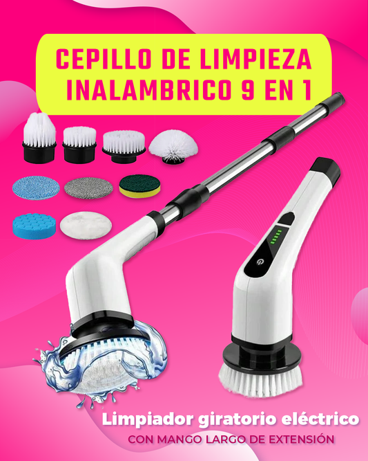 Cepillo De Limpieza Inalambrico 9 En 1